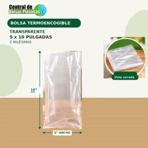 Bolsa 5X10X100 Transparente Termo