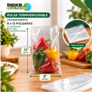 Bolsa 8X12X070 Transparente Termo
